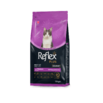 غذای خشک گربه رفلکس پلاس مدل Gourmet with chicken وزن 15 کیلوگرم
